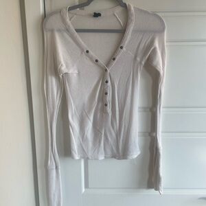 Urban Outfitters Ribbed Henley